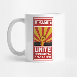 Introverts Unite Poster Mug